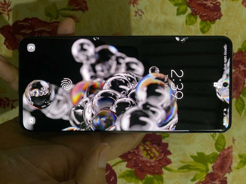 Samsung Galaxy s20 ultra 5G 100x zoom only back crack he baqi all ok 5