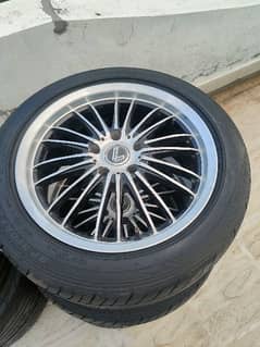 lenso rims tyres sports rims 215/50/17 pcd 114