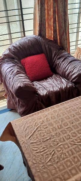 sofa set 6 seaters with cover 4