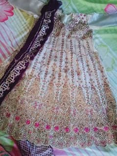 Nice dress with embroidery work