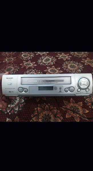 sharp vcr 100% working 0