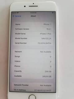 iPhone 7 plus 256 GB 03240537819 My WhatsApp number