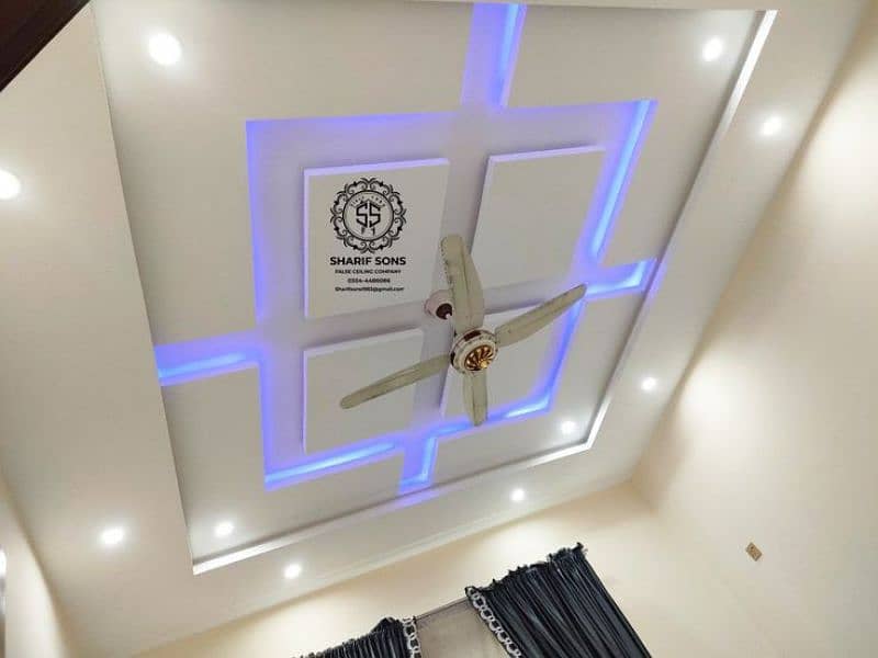 Plastic ParisCeiling/Roof Ceiling/Gypsum Ceiling/POP Ceiling 2