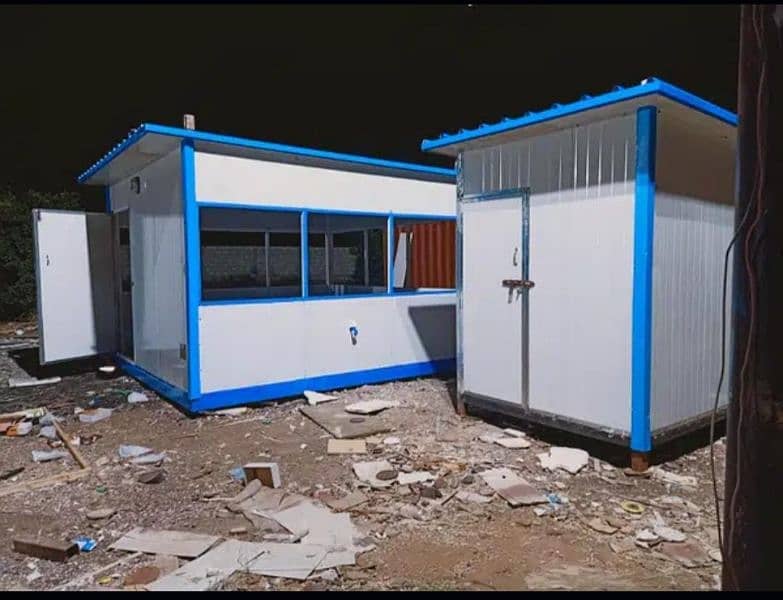 Prefab guard room Container office Porta cabin toilet marketing office 7