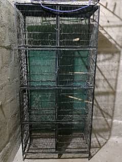 8 portion Bird cage