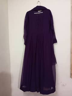 A long Chiffon 3pc maxi.