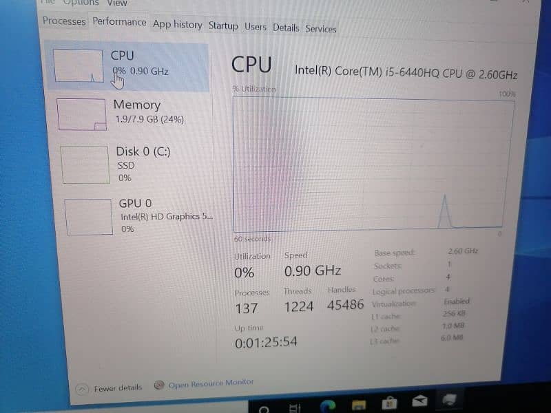 Dell 5470 i5 6th gen (HQ processor ) 4 cores and 6 MB L3 cache4 6