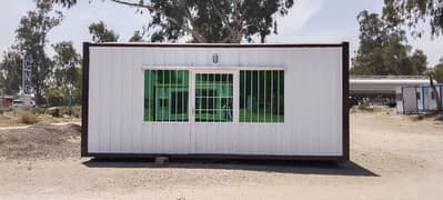 Shower office container|Porta cabin|Prefab structure with 4 wheel