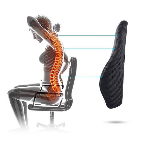 Back posture support cushion for car 1