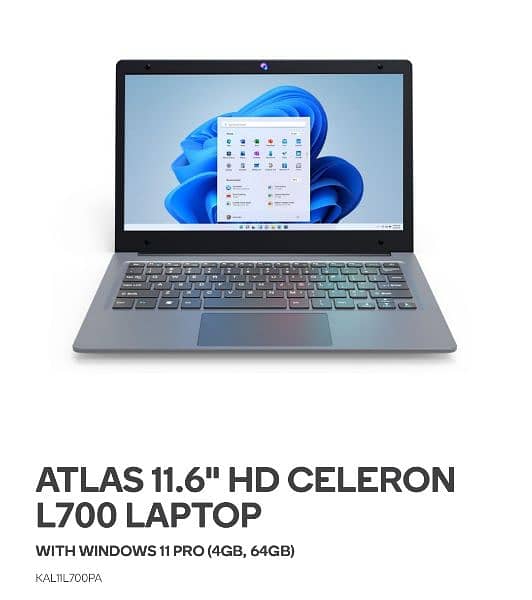 ATLAS 11.6" HD CELERON 
L700 LAPTOP 0