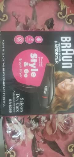 BRAUN PERFESSIONAL HAIR DRYER