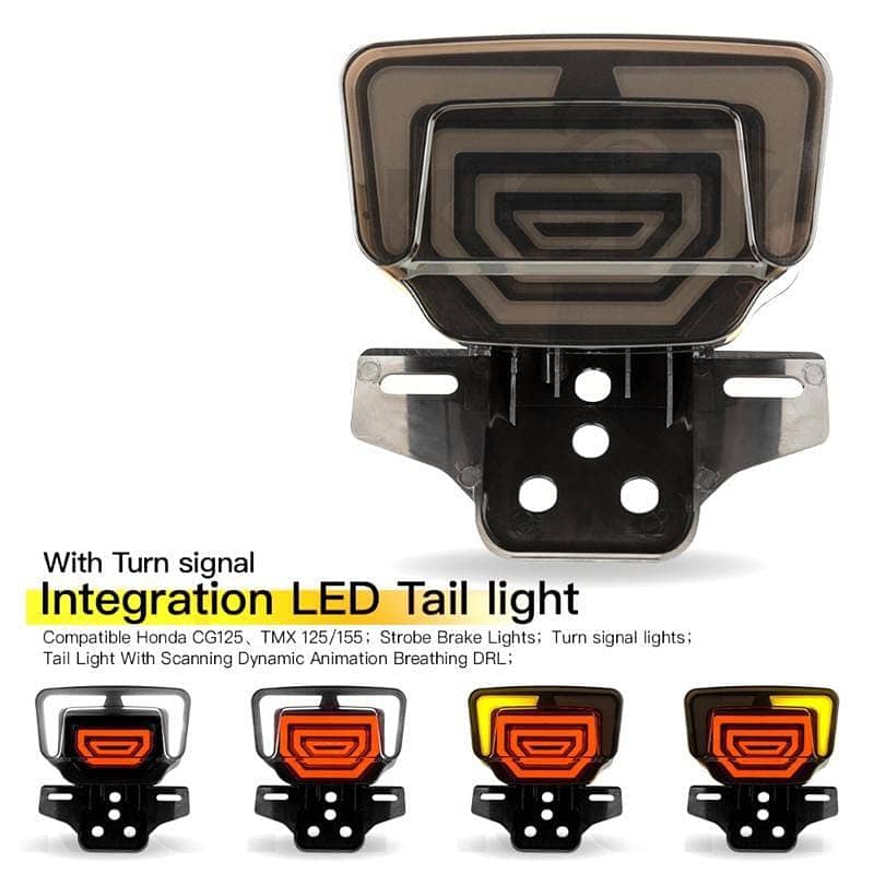 Motorcycles Bike Fancy Tail Light 70cc And 125cc LED Fancy Tail Light 2