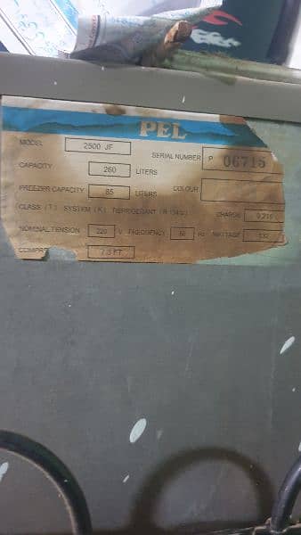 PEL Refrigerator/frigde 2 door  urgent sale 03054503706 2