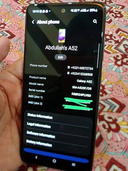 Samsung A52 8/128 with box PTA approved 1