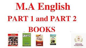 MA English Part 1 & Part 2 Books for Sale - Like New Condition