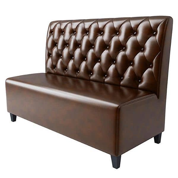 Sofa Set High Back Cafe Fast Food Marquee -Restaurant Hotel Cafe Ban 3