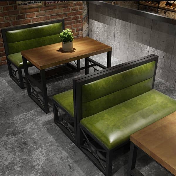 Sofa Set High Back Cafe Fast Food Marquee -Restaurant Hotel Cafe Ban 11