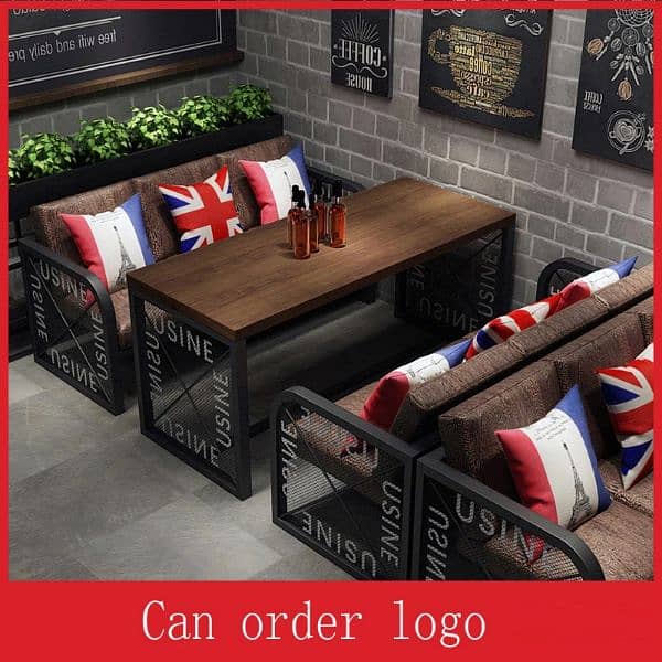 Sofa Set High Back Cafe Fast Food Marquee -Restaurant Hotel Cafe Ban 16