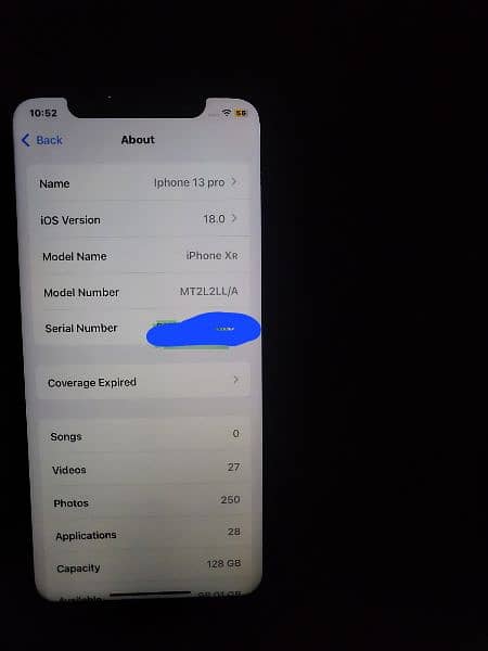 Iphone XR 128 gb convert 13 pro Exchange possible with Pta approve set 2