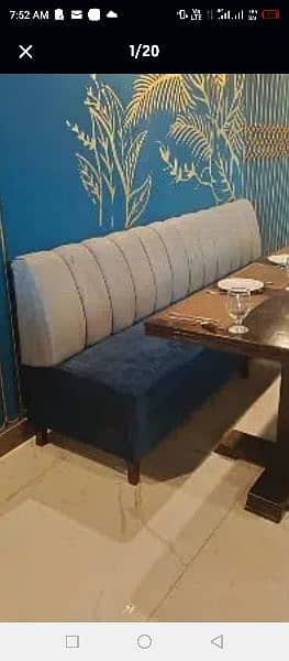 Sofa Set High Back Cafe Fast Food Marquee -Restaurant Hotel Cafe Banq 8