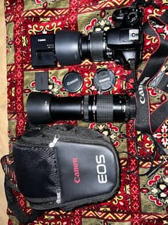 canon d1300 With 18-55mm lans and 75-300mm lans brand new