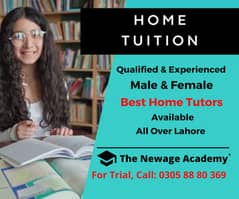 Home Tuition & Home Tutors Available in Lahore