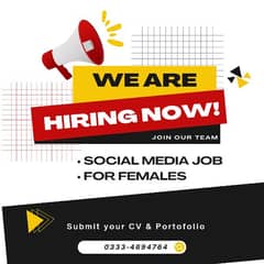 SOCIAL MEDIA JOB