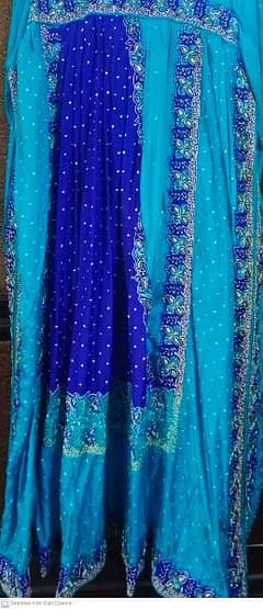 2 shaded embroidered 3pc dress