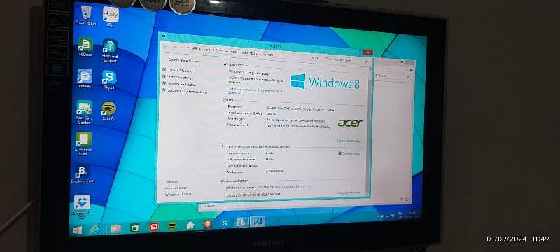 Acer Imported CPU core. i3 7