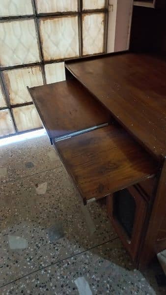 Computer desk, ideal for a home, office, or study. 2