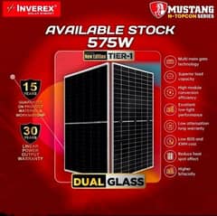 Inverex Bifacial 575watt MUSTANG N-type