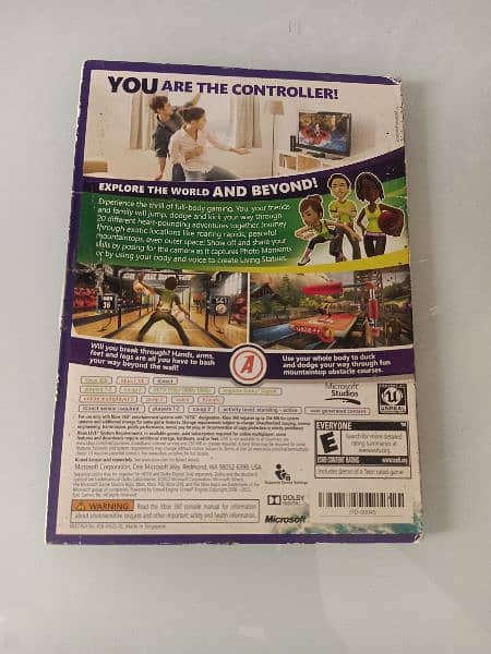 Kinect Adventures Xbox 360 Kinect Game CD Original. 1