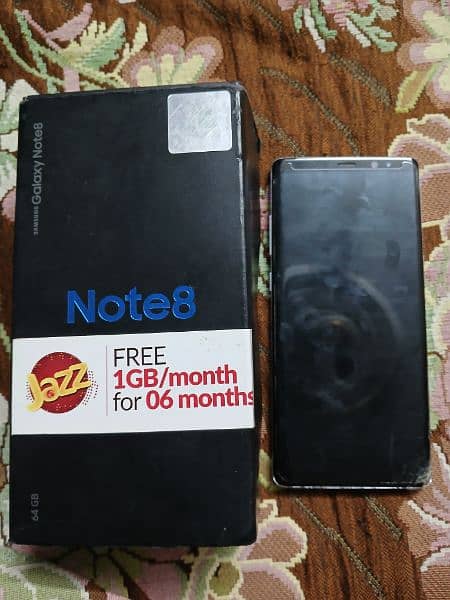 Samsung note 8 (PTA PROVED) WITH ORIGIONAL BOX 1