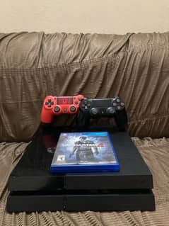 ps4 fat 500GB 2 wireless controller available urgent sale