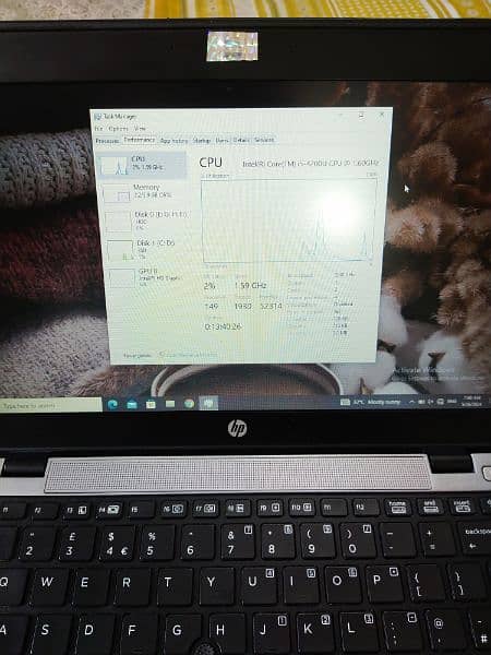 laptop hp  820 | i5 | 4th generation | 256gb SSD | 500gb HDD 9