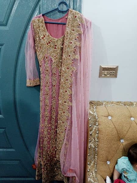 tea pink bridal maksi 10/10 condition 2