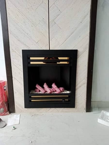 Electric and gas fireplace s 1