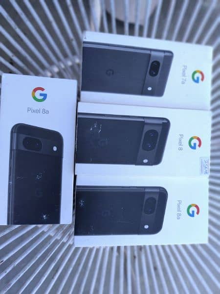 Google Pixel 8-8a-7a, JV  brand new 1