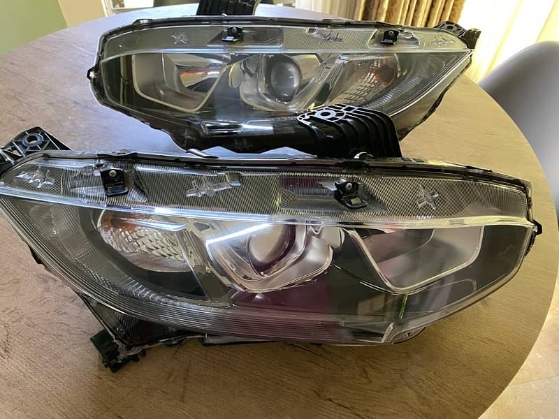 Honda Civic X Original Factory fitted Headlights Model 2016-2019 1