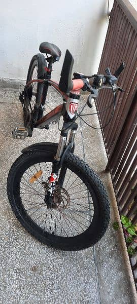 morgan 22" mountain bike red color 1