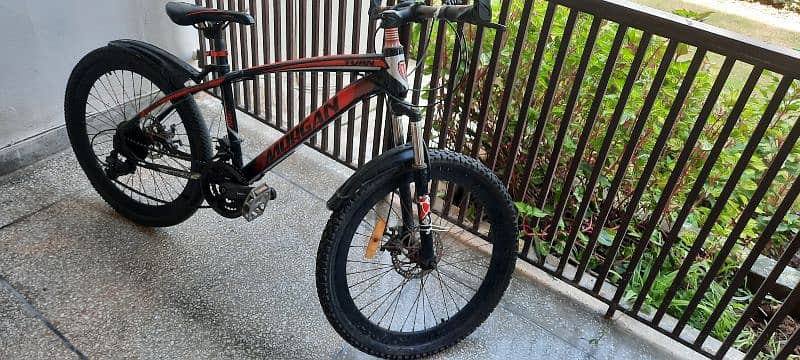 morgan 22" mountain bike red color 2