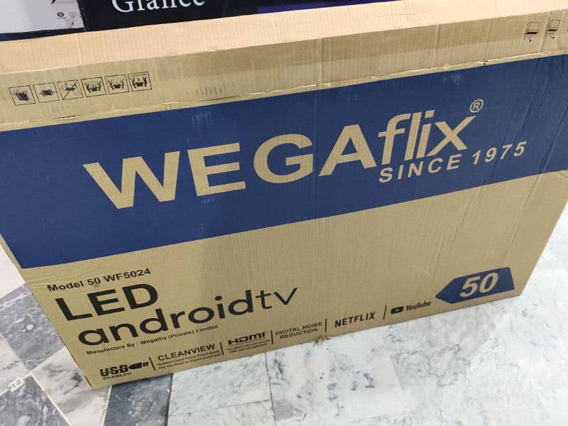 wegaflix 50 inch Led TV 4k wifi 03345354838 0