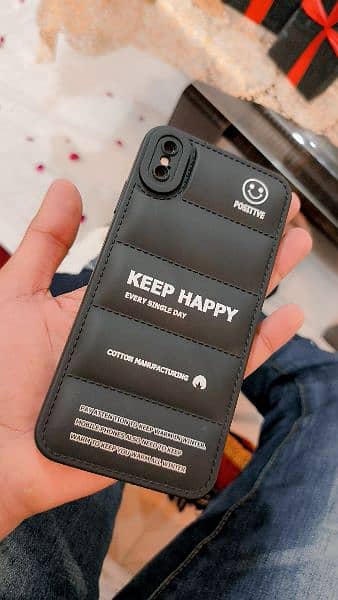 Iphone XS Max Back Cover Matte Black Soft Silicone Premium Look 0