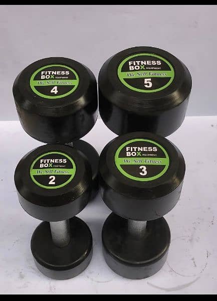 Rubber coated Dumbell | Dumbell | Dumbell for home 0