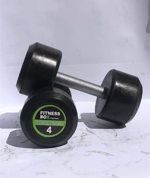 Rubber coated Dumbell | Dumbell | Dumbell for home 1