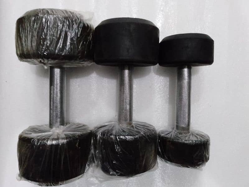 Rubber coated Dumbell | Dumbell | Dumbell for home 4