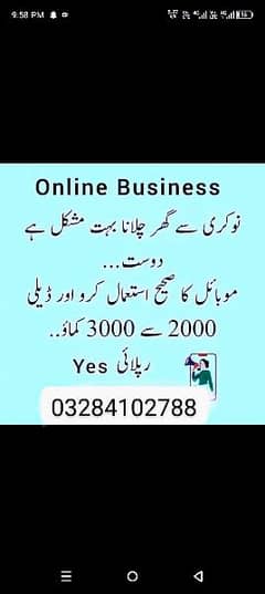 I need some serious person for online work