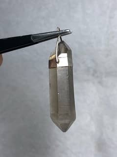 Smokey quartz crystal pendant 0