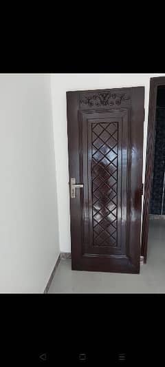 Deodar wood door with door locks