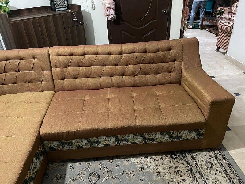 L Shaped Sofa Set Neat And Clean 0